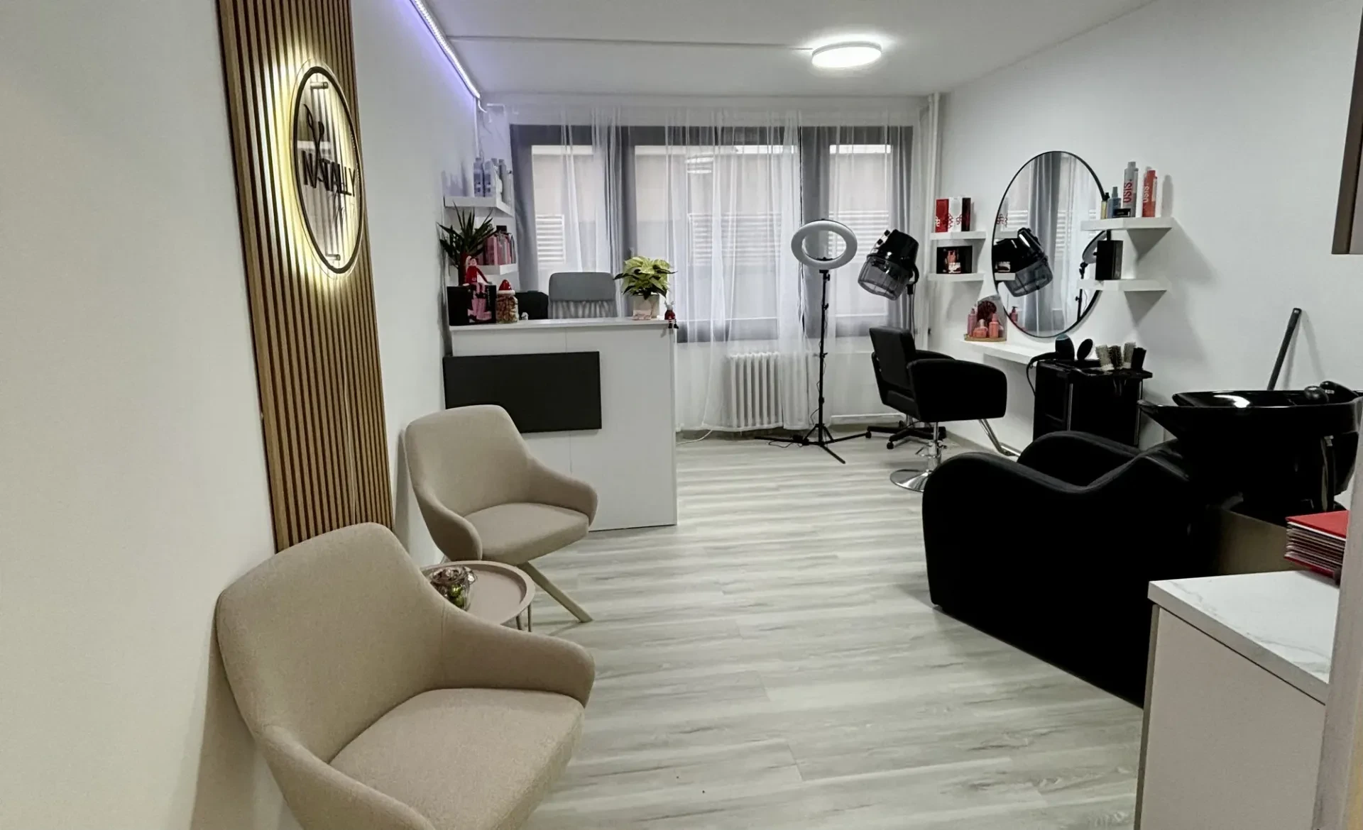Interiér kadeřnictví Natally Hair